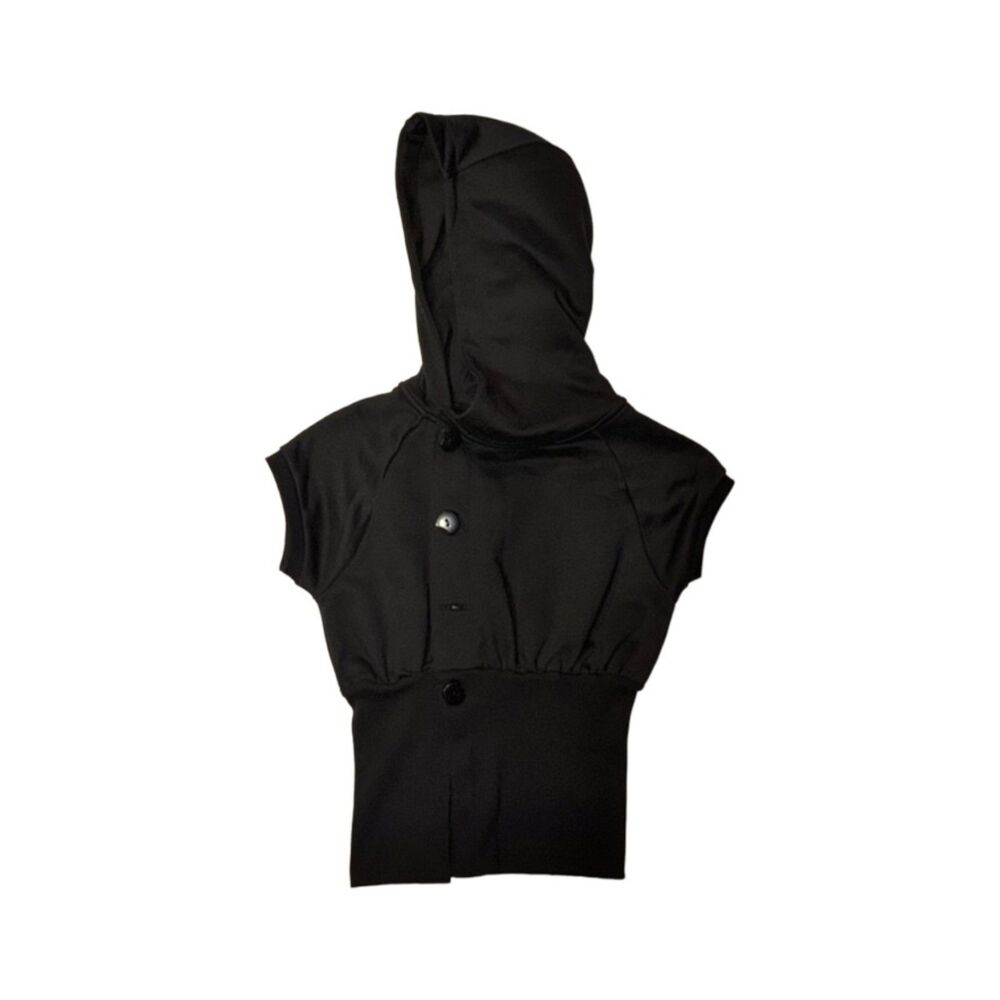 vietnam indie black hooded top